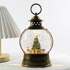 Christmas LED Snow Globe Swirling Lantern