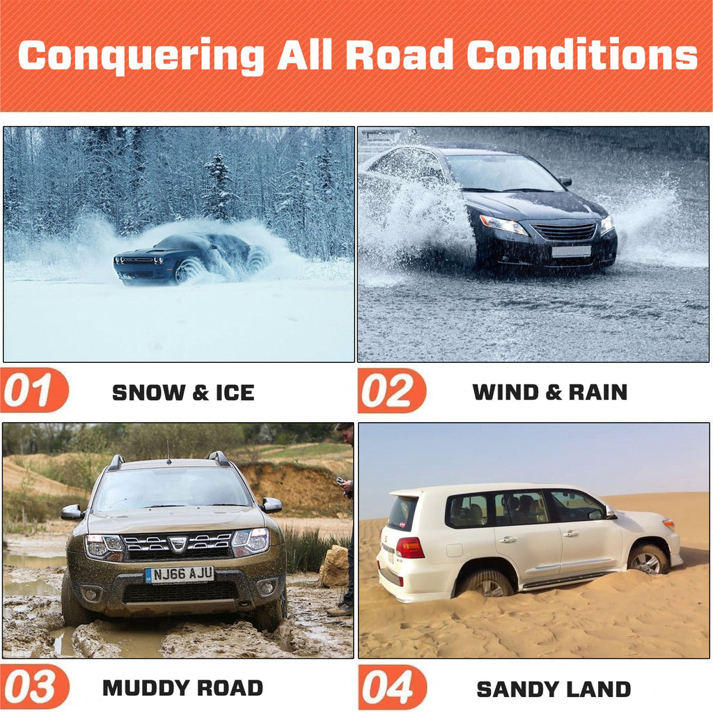 2026 Pre-Holiday Sale 70% ️🔥 SUPTRUCK™ Anti-Slip Snow Tire Zip Straps For Vehicles (10Pcs/Box)