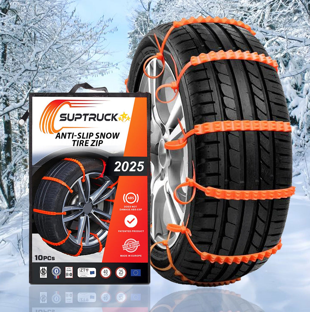 2026 Pre-Holiday Sale 70% ️🔥 SUPTRUCK™ Anti-Slip Snow Tire Zip Straps For Vehicles (10Pcs/Box)